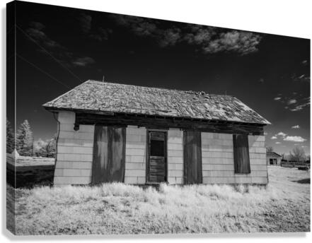 Nebraska Farm House Canvas Print
