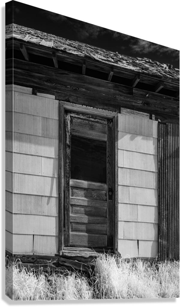 Nebraska Farm Door -1 Canvas Print