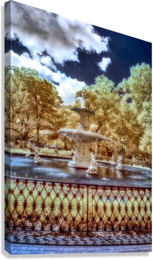 Forsyth Fountain Fantasy Canvas Print