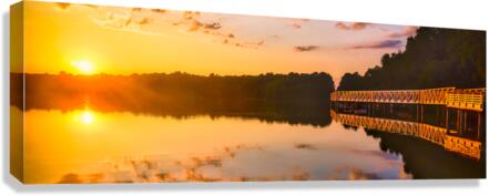 Killens Sunset  Canvas Print