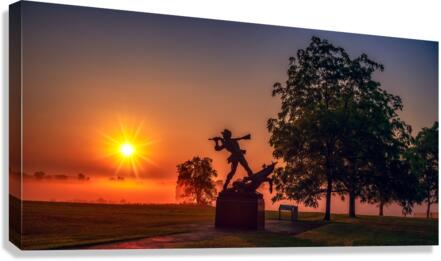 Mississippi Dawn Canvas Print