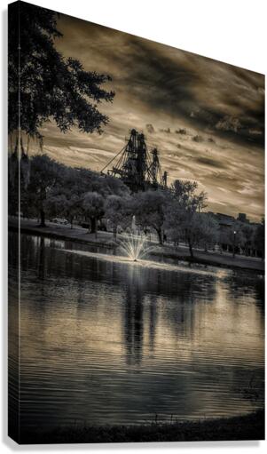 Industrial Serenity  Canvas Print