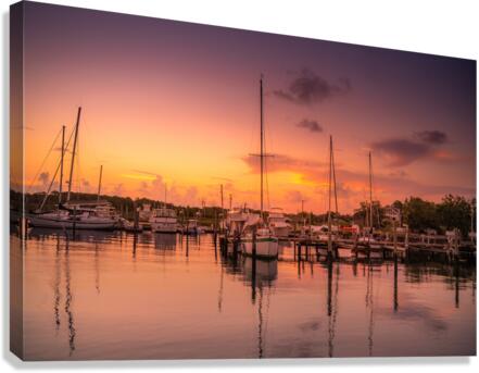 Harbor Light Symphony Canvas Print