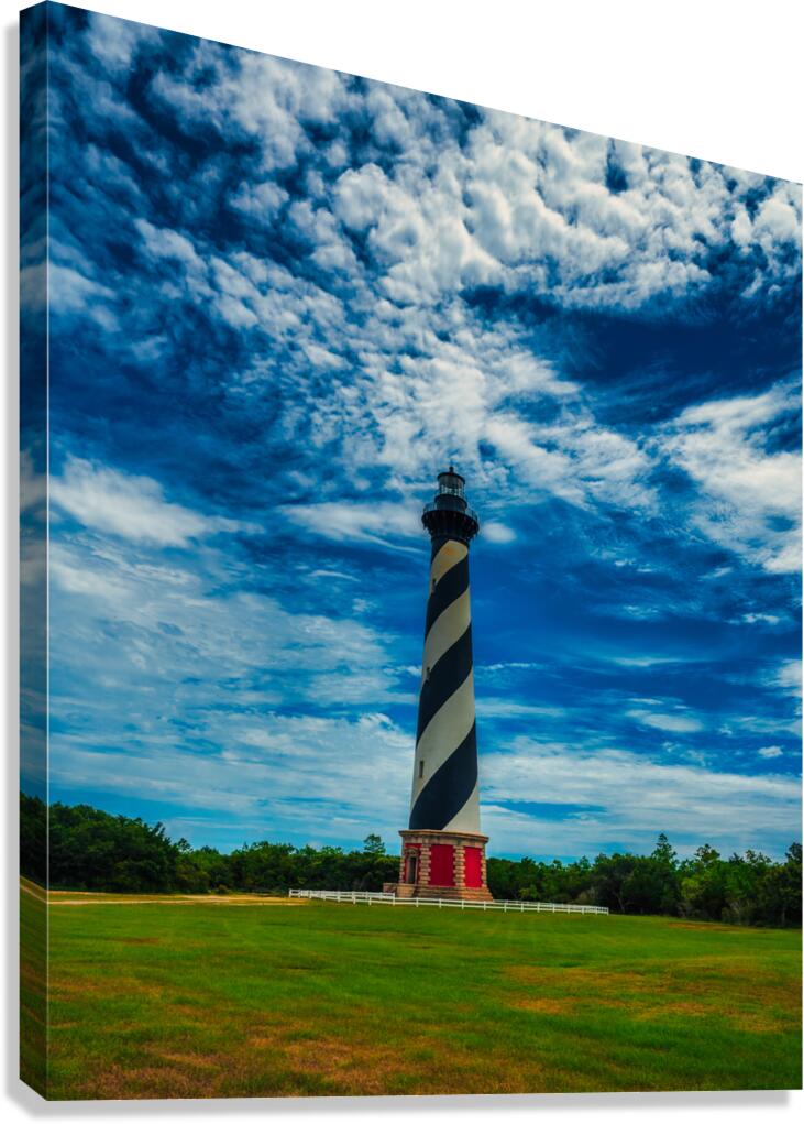 Whispers of Light: Capturing the Beauty of Hatteras Lighthouse Canvas Print