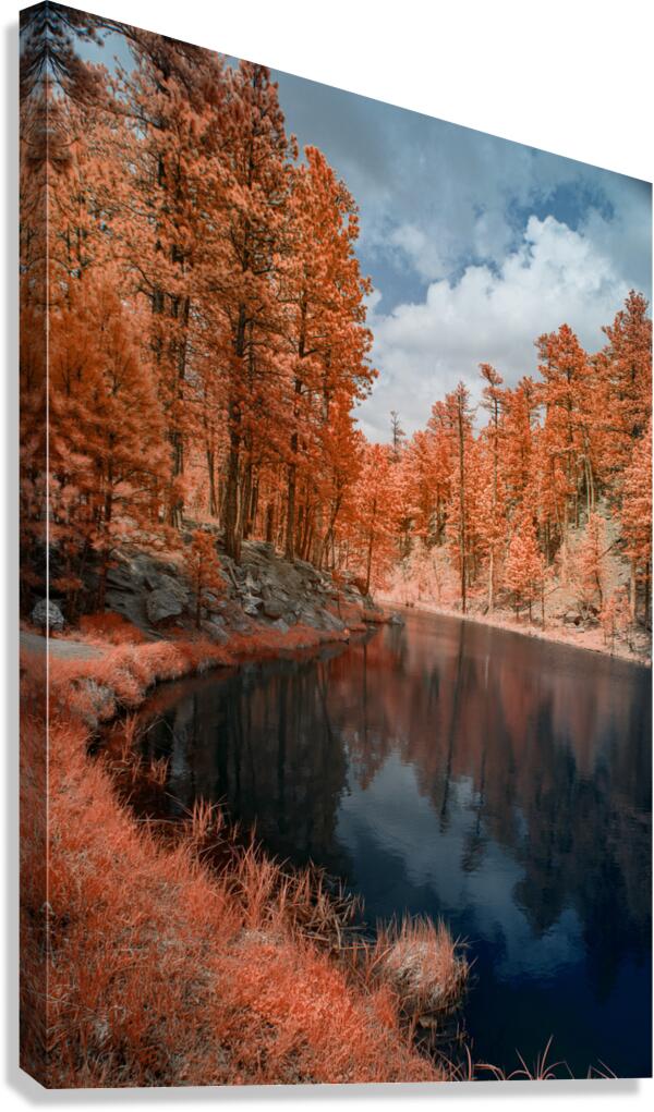 Pumpkin Skies at Coolidge Canvas Print