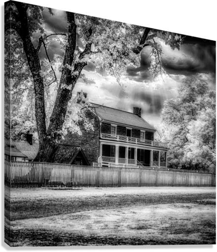 Silent Surrender: The McLean House in Appomattox Courthouse Town  Canvas Print