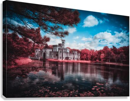 Newmans Castle: A Texan Tale in Infrared Bloom  Canvas Print