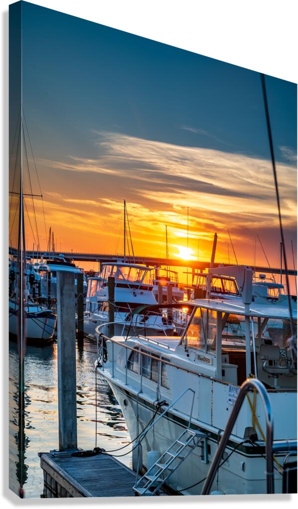 Nautical Bliss: A Pictorial Journey Through Beauforts Waters  Canvas Print