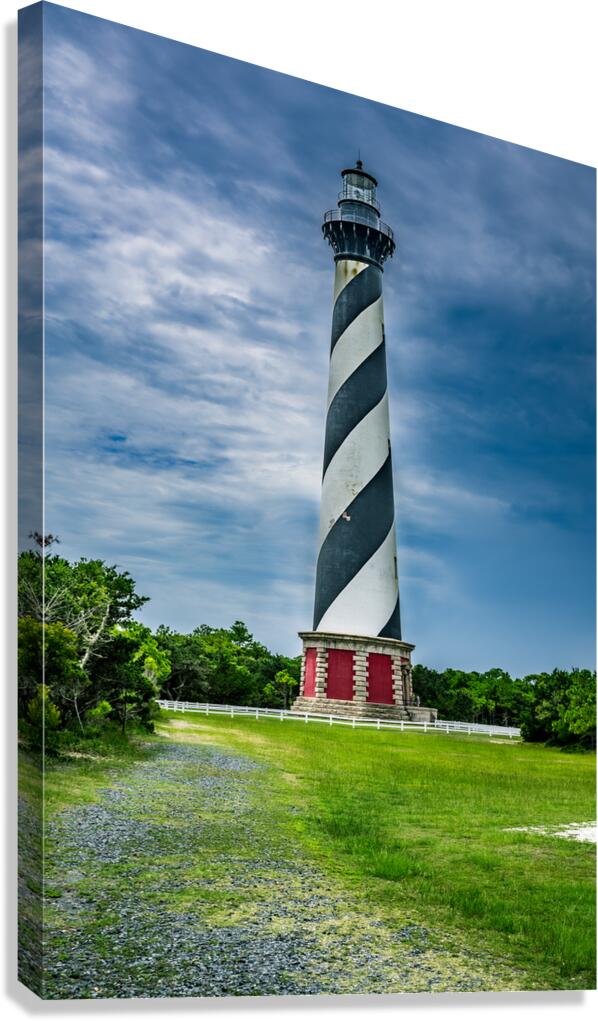 Whispers of Light: A Journey to Hatteras Lighthouse Canvas Print