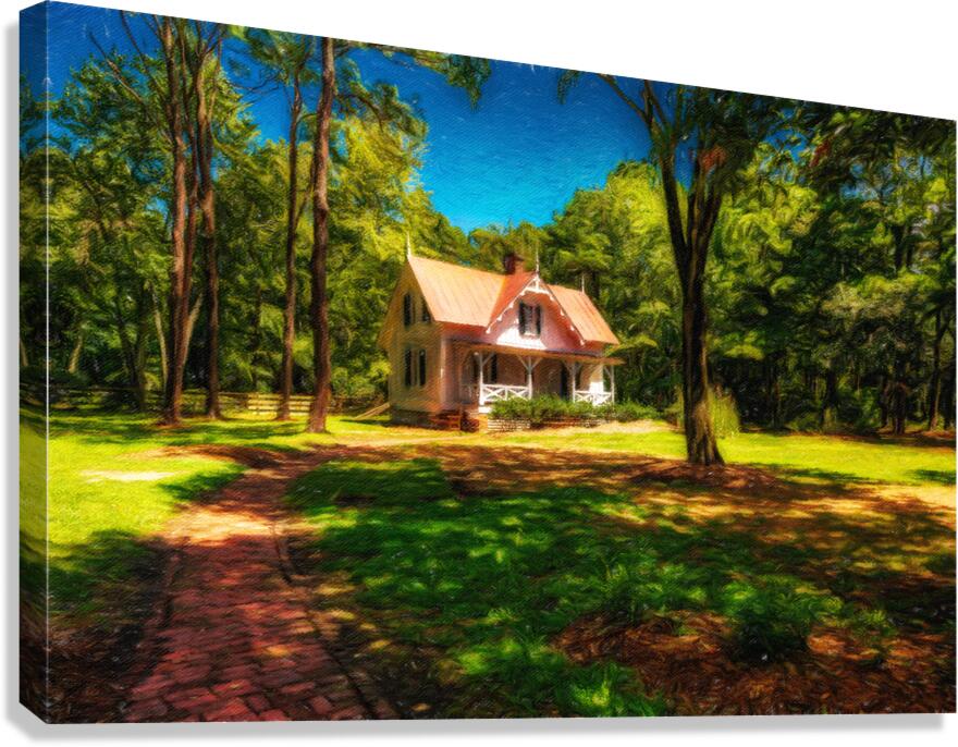 Whispers of Light: Currituck Cottage Canvas Print