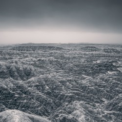 Shadows of the Earth: Ghostly Vista of the Badlands