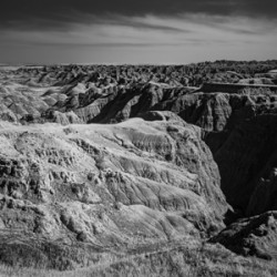 Shadows of the Earth: Rugged Elegance of the Badlands