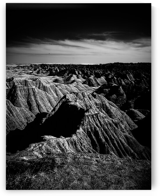 Shadows of the Earth: A Shadowy Ethereal Dance in the Badlands by Dream World Images