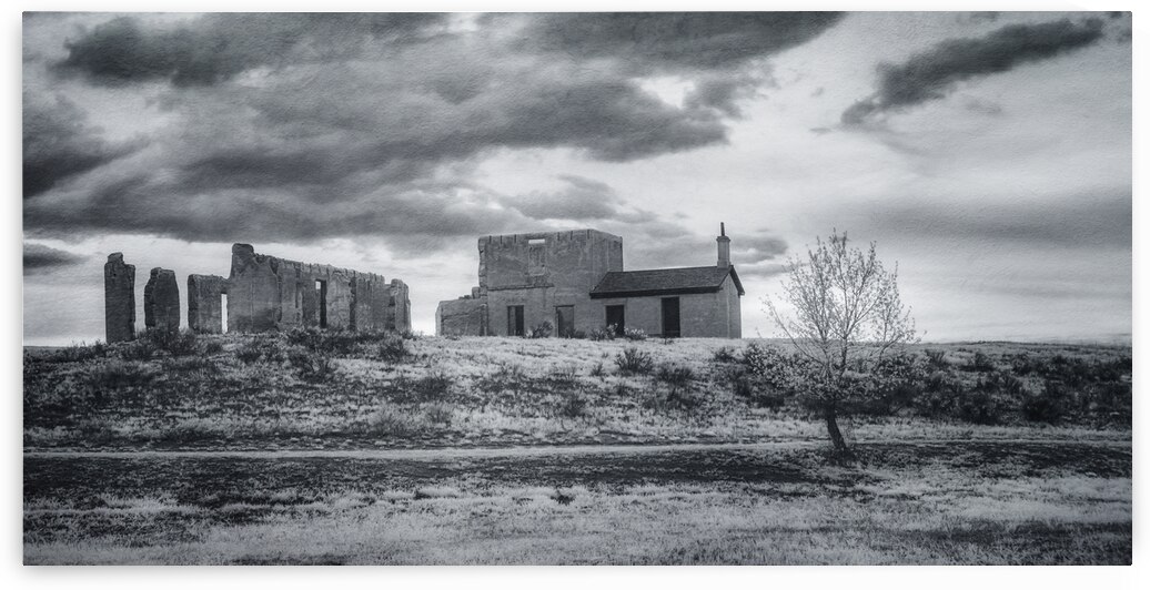 Shadows of History: Fort Laramie Ruins by Dream World Images