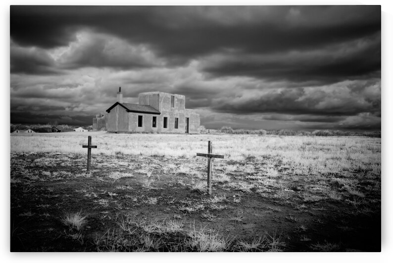Fort Laramie Church Cemetery by Dream World Images