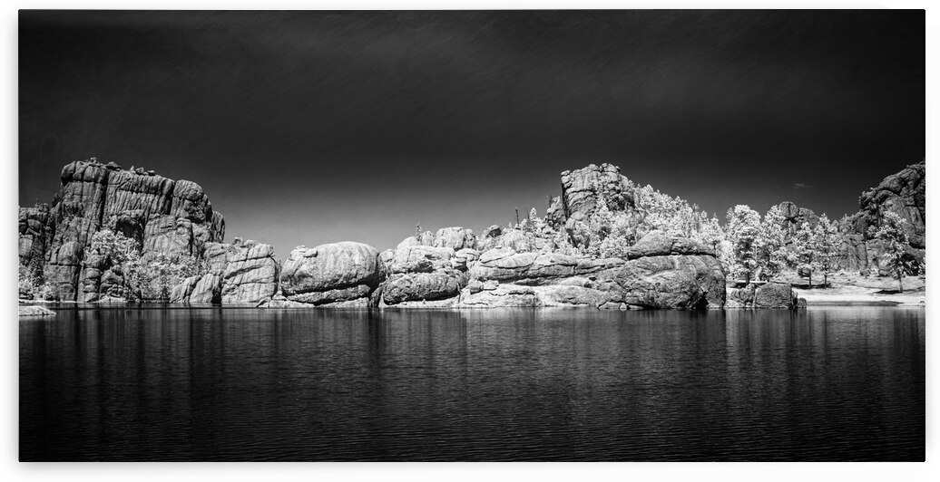 Mystical Moments: Sylvan Lake Infrared Rocks by Dream World Images