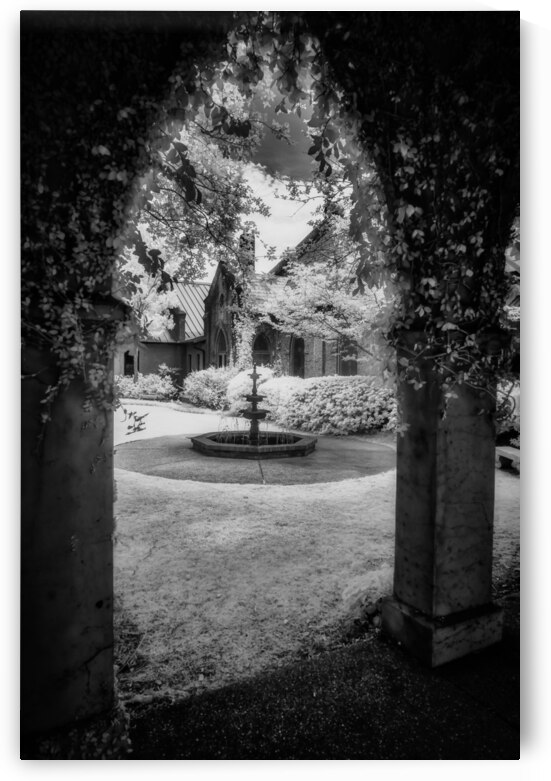 Spiritual Splendor: Old World Courtyard by Dream World Images