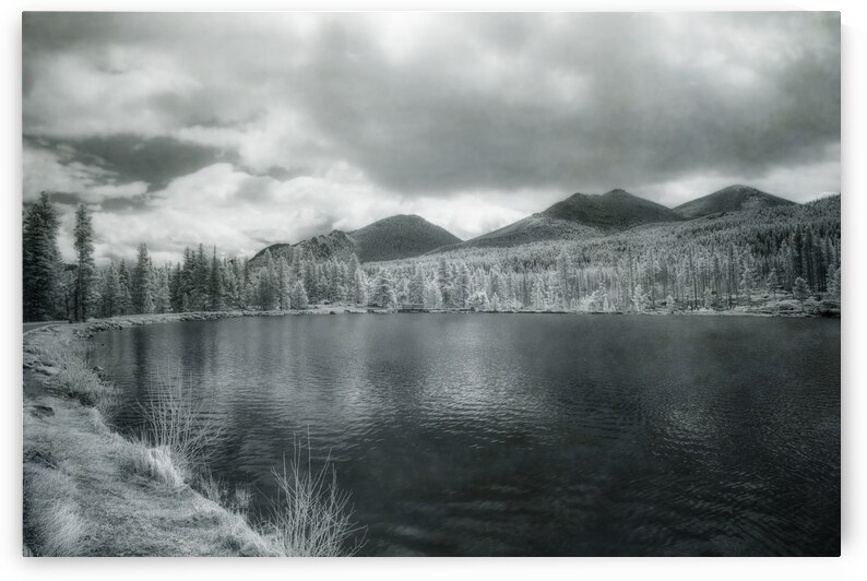 Misty Shores of Solitude: Sprague Lake by Dream World Images