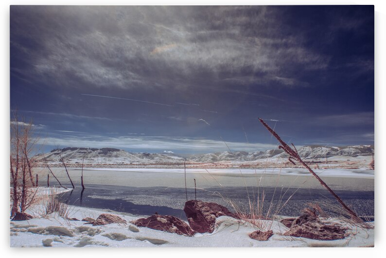 March Marvels: Exploring Denvers Standley Lakes Dreamy Infrared Vista by Dream World Images