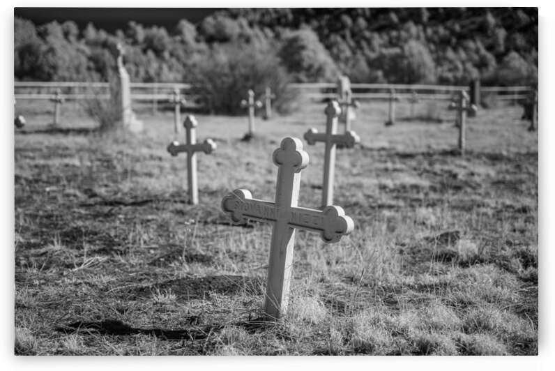 In Remembrance: Exploring Dawson New Mexico Cemetery a Solemn Tribute to Mining History by Dream World Images