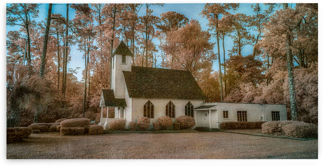 Spiritual Splendor: Capturing the Serenity of a Rural Church by Dream World Images