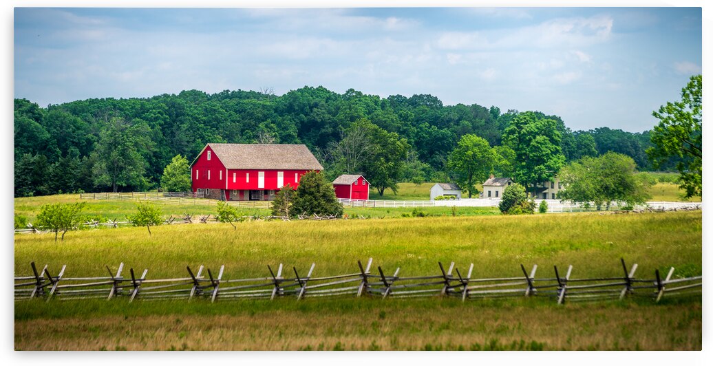 American Pastoral Serenity: A Gettysburg Farm by Dream World Images