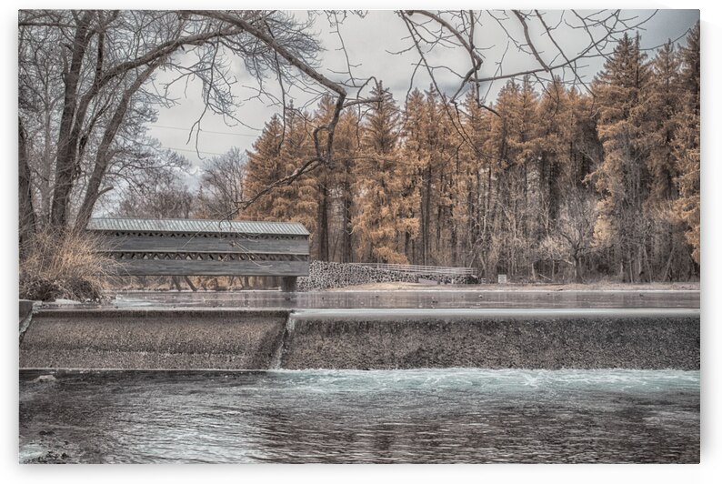 Ethereal Tranquility: Exploring Gettysburgs Bridge of Tranquility by Dream World Images