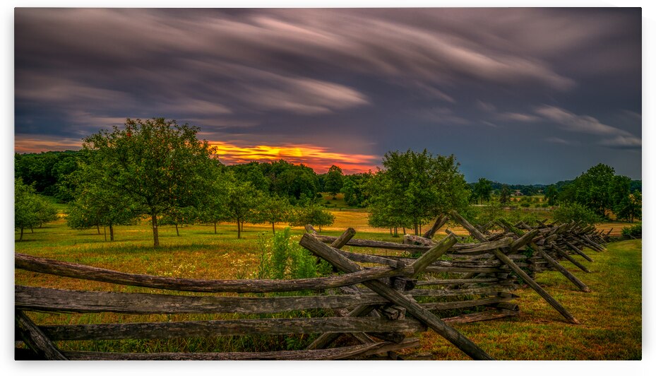 Peach Orchard Storm by Dream World Images