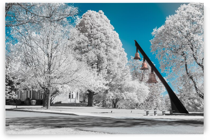 Infrared Exploration: Unveiling the Beauty of Seminary Bells in Gettysburg by Dream World Images