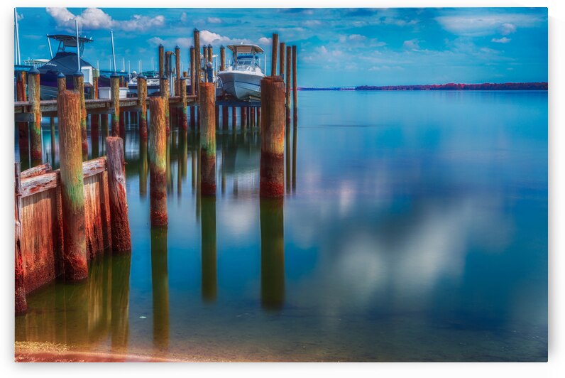 Long Exposure Dock by Dream World Images