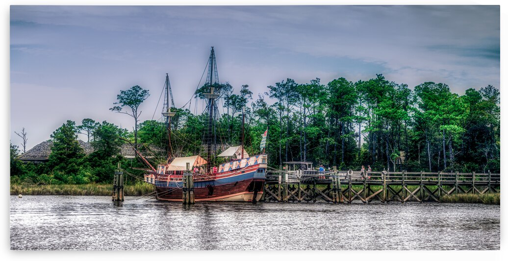 Manteo Pirate Ship by Dream World Images