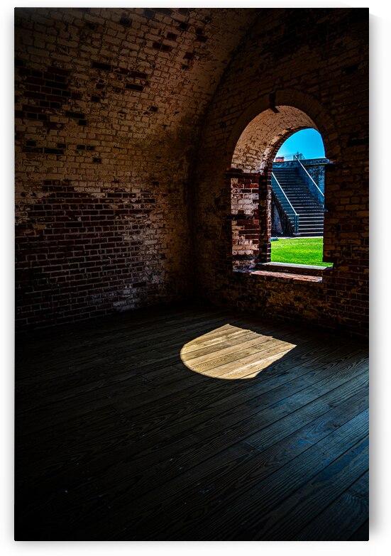 A Glimpse Through Time: Fort Macon Window by Dream World Images