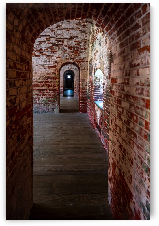 Passage of Ages: Fort Macon Corridor by Dream World Images