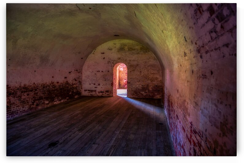 Timeless Passage: Fort Macon Doorway by Dream World Images