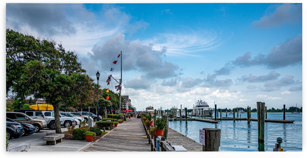 Boardwalk Beauty: A Pictorial Journey Through Beauforts Coastal Charm by Dream World Images