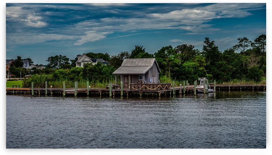 Whispers in Time: A Manteo Fishing Shed by Dream World Images