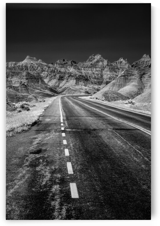 Infinite Ascent: Journeying Through the Badlands Stark Road by Dream World Images