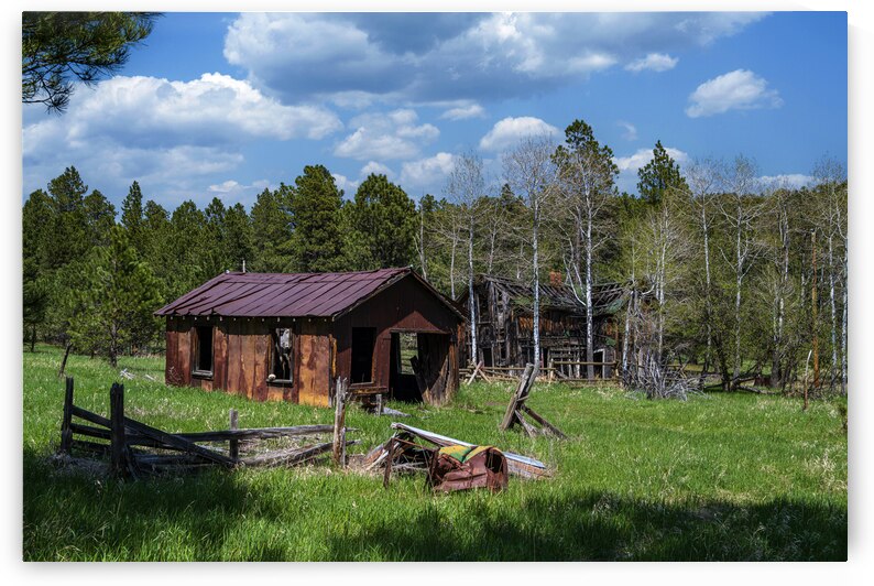 Forgotten Frontier: Ghost Town Garage by Dream World Images