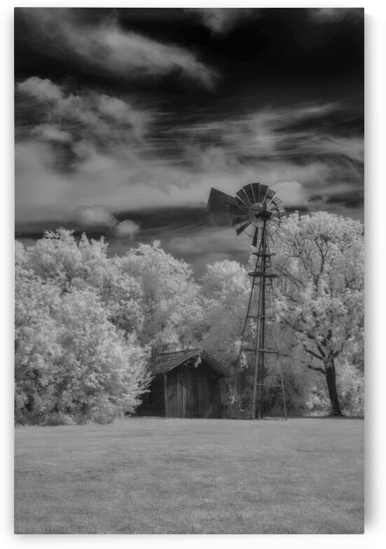 Windmill Whispers: A Gentle Breeze by Dream World Images