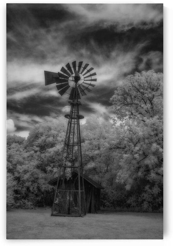 Windmill Whispers: A Gentle Breeze by Dream World Images
