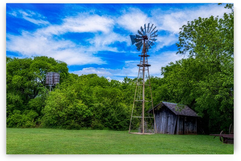 Windmill Whispers: Timeless Windmill Charm by Dream World Images