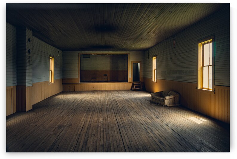 Echoes of Celebration: Inside Elkhorns Time-Worn Hall by Dream World Images