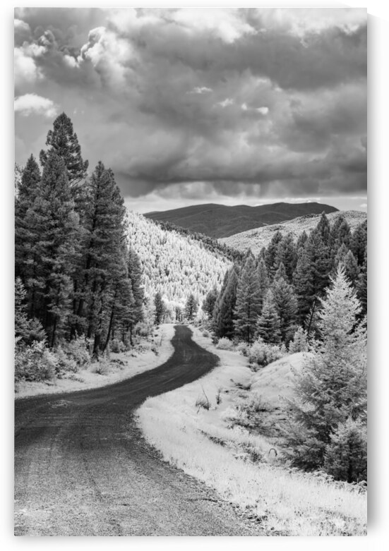 Ethereal Journey: Winding Roads of Elkhorn Ghost Town in Montana by Dream World Images