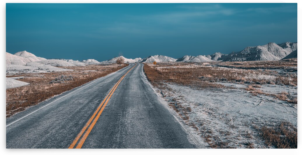 Exploring the Badlands: An Full Spectrum Windy Road Ahead by Dream World Images