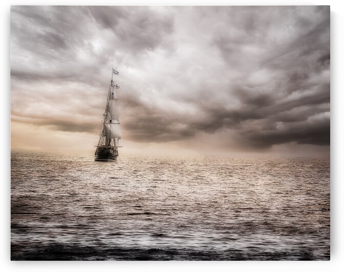 Maritime Marvel: Witnessing a Historic Tall Ship Arrival During Our Family Vacation to Cape Charles Virginia by Dream World Images