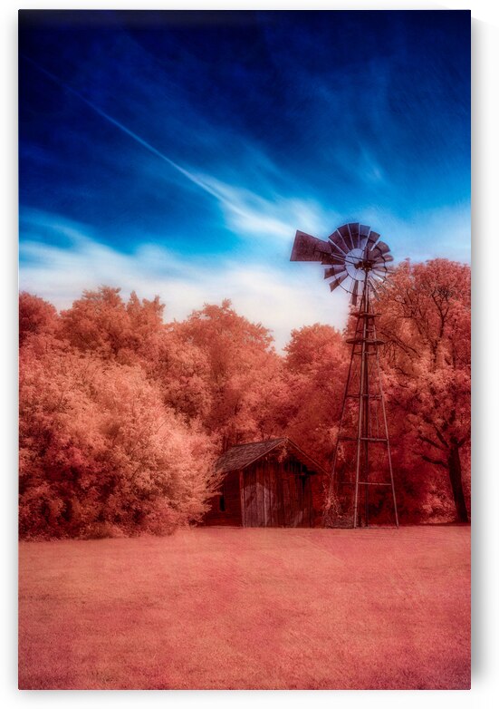 Windmill Whispers: Ethereal Windmill by Dream World Images