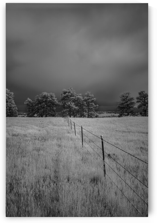 Montana Fenceline Storm by Dream World Images