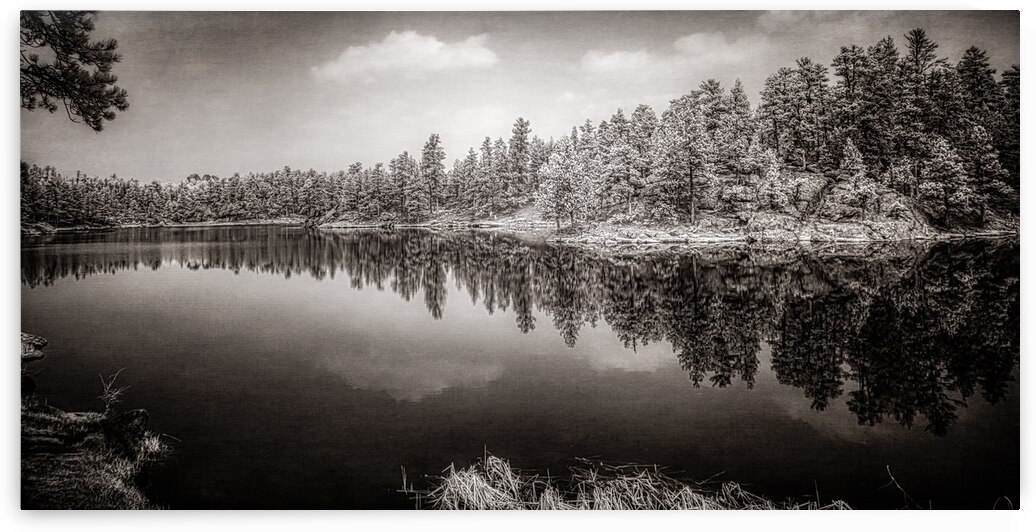 Mystical Waters: Infrared Dream at Bismarck Lake by Dream World Images