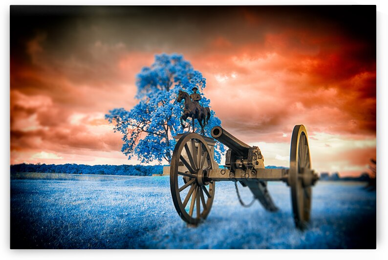 Unearthly Gettysburg: General Reynolds in Infrared by Dream World Images