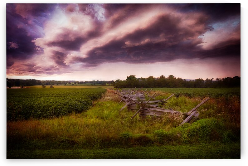 Whispers of the Storm: Summer Storm in Gettysburg by Dream World Images